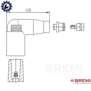 PLUG COIL 13552A1 FOR SKODA OCTAVIA/II/Combi LAURA SUPERB FABIA VW NEW PANEL A4 - Picture 1 of 9