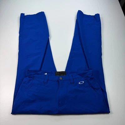 Calça de golfe Oakley masculina 34x33 azul frente plana leve elástica frente plana - Imagem 1 de 4