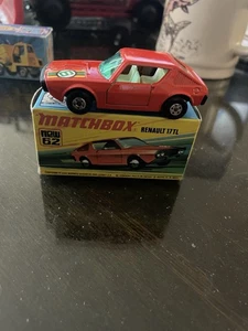 Vintage Lesney Matchbox Superfast Renault No. 62 England Red - Picture 1 of 6