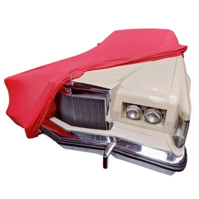 Indoor car cover fits Lincoln Continental bespoke Maranello Red cover Without... Foto 1 de 4