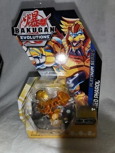 BAKUGAN EVOLUTIONS PLATINUM SERIES "TRUE METAL" - GOLD NEO PHAROL - VERY RARE! - Picture 1 of 1
