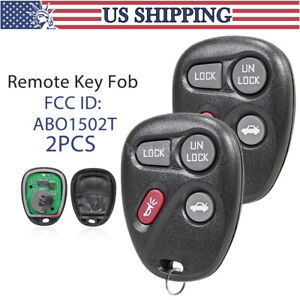 2 For 1996 1997 1998 1999 2000 2001 2002 Pontiac Firebird Keyless Remote Key Fob