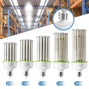 LED Corn Light Bulb 80W 100W 120W 160W 200W 250W 300W E39  High Bay Lamp Fixture - Picture 1 of 54