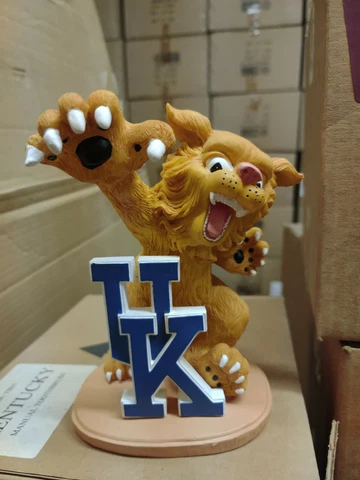 Officially Licensed Kentucky Wildcats Team Mascot and Logo Figurine Cover