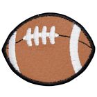 Football Applique Patch - Vinyl Ball Sports Badge 2" (Iron or Sew On)