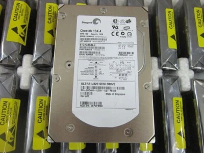 Seagate ST373454LC 73G Server 80-pin SCSI hard drive 15K4 U320 - Image 1 of 2