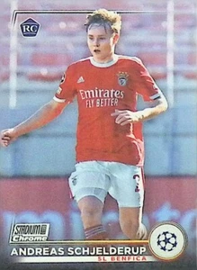 2022-23 Topps Stadium Club Chrome UEFA SL Benfica Andreas Schjelderup RC - Bild 1 von 1