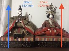 Antique Vintage Meiji Era Big Size Japanese HIna  Doll Height About 19in(48cm)