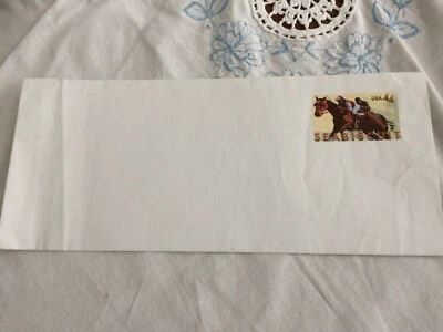 SEABISCUIT 44c STAMPED ENVELOPE~ FDC~THRIFTY PHOTO CACHET - Image 1 of 3