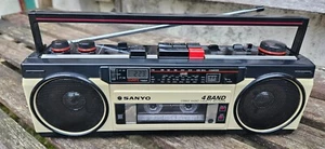 Radio cassette Rare Sanyo MS 350 LE fonctionnel - Imagen 1 de 6
