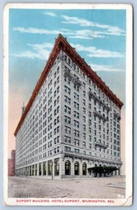 Postal antigua Hotel Dupont Building Wilmington Delaware 1917 - Imagen 1 de 2