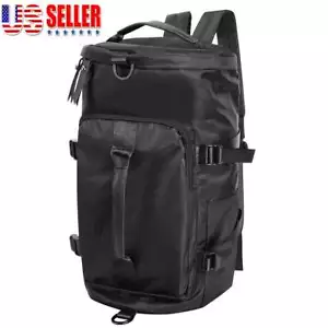 Hot Men Women Waterproof Duffel Bag Backpack Heavy Duty Travel Sport Outdoor - Picture 1 of 12