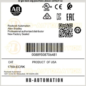 1769-ECRK CompactLogix AB Brand New Spot Goods 1769ECRK ZY - Picture 1 of 6