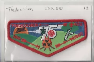 Lodge 522 Tindeuchen S-10 75th Anniversary OA flap - Picture 1 of 1