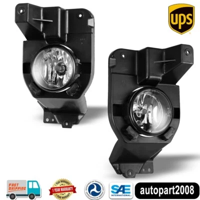 Fog Lights For 2012 2013 2014 2015 Ford Explorer Driving Bumper Lamps Left+Right - Image 1 of 4
