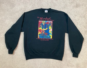 Maryland Wine Festival Vintage Sweatshirt Mural Winemaker Large 2002 Black - Picture 1 of 12