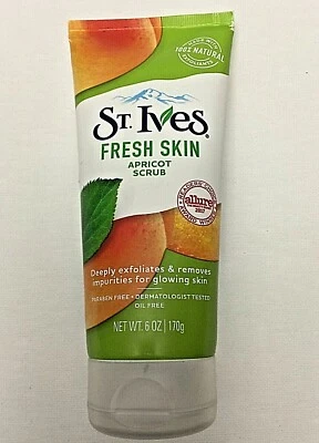 St. Ives Fresh Skin Apricot Scrub Face Body Scrub Skin Care New Sealed Makeup - Image 1 of 4