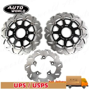 Rotor de disco de freno delantero trasero para Suzuki SV650 2004 2005 2006 2007 2008 2009 2010 - Imagen 1 de 14