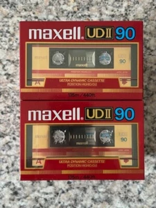 14 CASSETTES MAXELL UD II 90 Rare Vintage Audio Cassette Tape 1985 Made In Japan - Photo 1/3