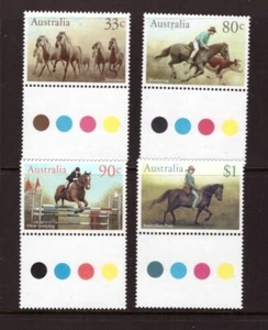 Australien 1986 Pferde Satz postfrisch Briefmarken - Bild 1 von 1