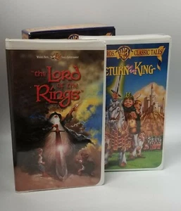 VHS BOX SET THE HOBBIT THE RETURN OF THE KING 1997 WARNER BROS. Lord Rings Movie - Picture 1 of 12