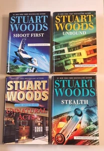 Stuart Woods , Stone Barrington Hardcover Novels, Lot of 4 - Picture 1 of 17