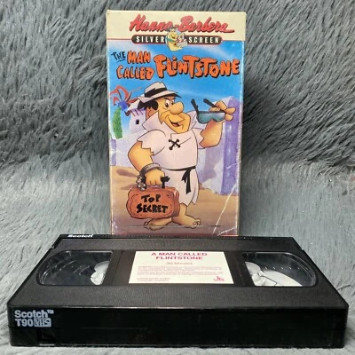 The Man Called Flintstone VHS Tape 1989 Hannah Barbera Silver Screen Series - Image 1 of 4