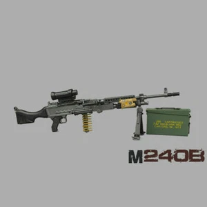 1/6 M240 7,62 mm Maschinengewehr Waffenmodell für 12 Zoll Actionfigur Zubehör Spielzeug - Bild 1 von 12