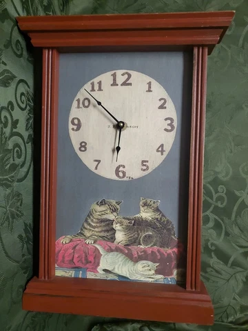 J. J. DECOY WHIMSICAL CAT CLOCK Cover