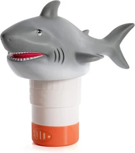 XY-WQ Chlorine Floater, Floating Pool Chlorine Dispenser (Shark), Fits 1 and 3 - Picture 1 of 7