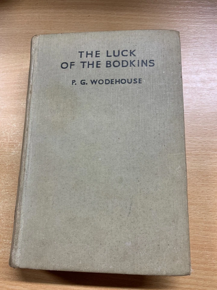 1935 Primera Edición P G Wodehouse "La Suerte De Los Bodkins" Libro Antiguo (P3) - Imagen 1 de 4