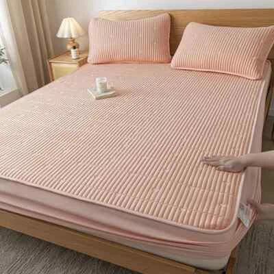 Funda protectora de colchón ultrasónica - Sábana bajera acolchada impermeable Foto 1 de 4