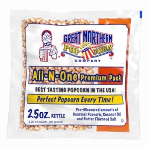 Movie Theater Style 12-Count Popcorn Packs-Pre-Measured 2.5 Ounce All-in-One - Picture 1 of 10