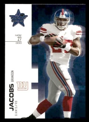 2007 Donruss Playoff #7 Brandon Jacobs Giants - Image 1 of 2
