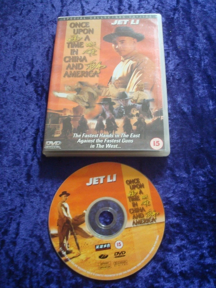 DVD ONCE UPON A TIME IN CHINA & AMERICA JET LI SAMMO HUNG SPECIAL EDITION UK R2 - Image 1 of 1