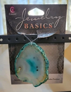 K827 large dyed geo slice stone. Will combine to save on shipping  - Picture 1 of 1