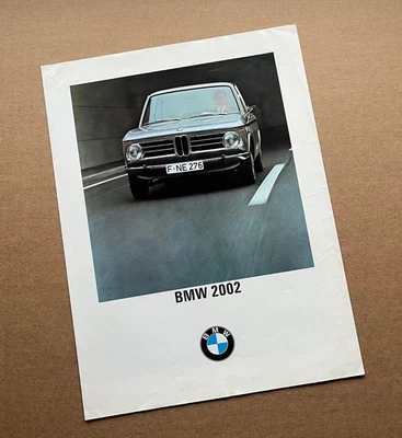 1968 BMW 2002 Brochure + Original Press Cutting - Image 1 of 4