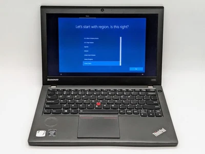 LENOVO THINKPAD X240 12.6" HD I5-4300U 512GB SSD 8GB W10P 50Hz *READ* - Image 1 of 4