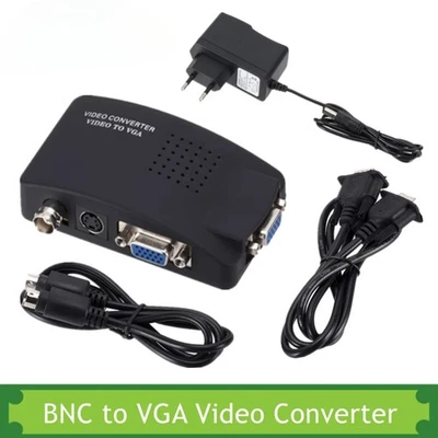 Adattatore fotocamera convertitore PC CCTV DVD DVR TV VGA video BNC ingresso a uscita VGA - Immagine 1 di 4