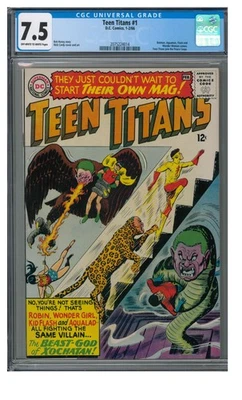 Teen Titans #1 (1966) Key 1st Issue CGC 7.5 HH352 - Image 1 of 2