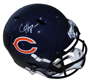 CALEB WILLIAMS signed (CHICAGO BEARS) F/S football helmet BECKETT JSA CJ83263 - Picture 1 of 3