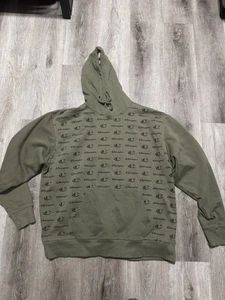 Champion Men’s Pullover Hoodie Sweater Size XL Army Green - Picture 1 of 5