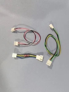 Computer Fan Power Cables 4 Pin to 3 Pin, 4 Pin to 4 Pin, and Speed Resistor - Photo 1/4