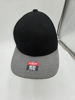 Gorra CCM Snap Back Talla Única Negra Gris Malla Camionero Atlético Hockey Para Hombres Foto 1 de 4