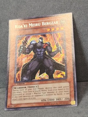 Yugioh Koa'ki Meiru Bergzak TSHD-EN099 Secret Rare 1st Ed VLP - Image 1 of 4