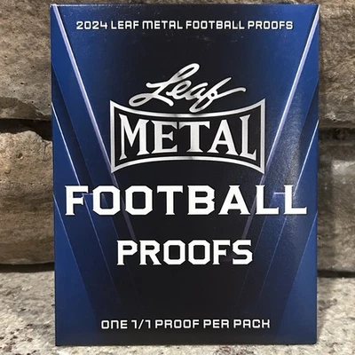 2024 Leaf Metal Football Proof Pack (1) 1/1 Per Pack - Image 1 of 2