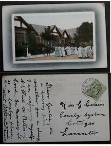 1909 Great Britain Postcard-Girls Dining Hall, Port Sunlight cd Birkenhead - Picture 1 of 3