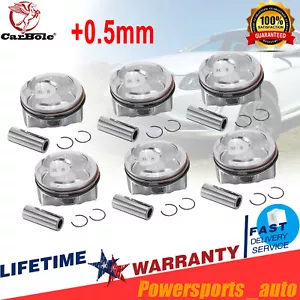 2013-2018 Engine Piston &Piston Ring Kit Fit For Kia 3.3L-V6 Sedona 3.3L +0.5mm - Picture 1 of 16