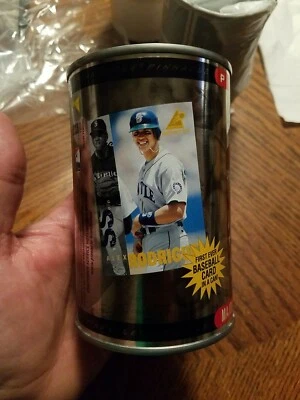 1997 Pinnacle Inside Unopened Can w/ 10 Card Pack - Alex Rodriguez - Image 1 of 4