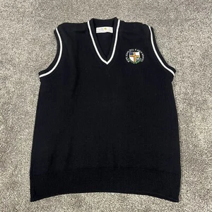 Flynn & O'Hara Pope John Paul High School Sweater Pullover Vest V Neck Size M - Picture 1 of 11